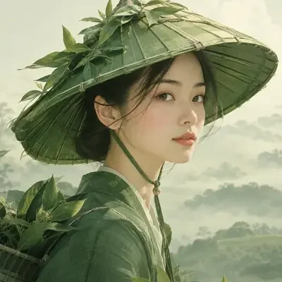 茶山阿岚头像插画