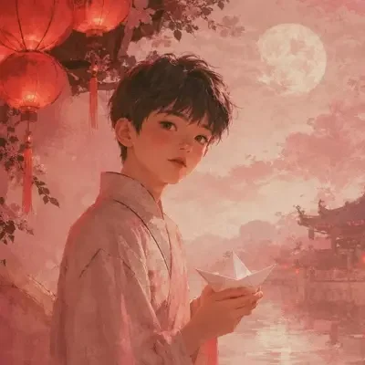 海月阿舟头像插画
