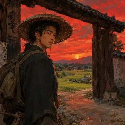 远山刀头像插画